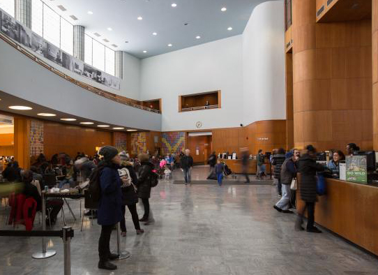 brooklyn library central lobby